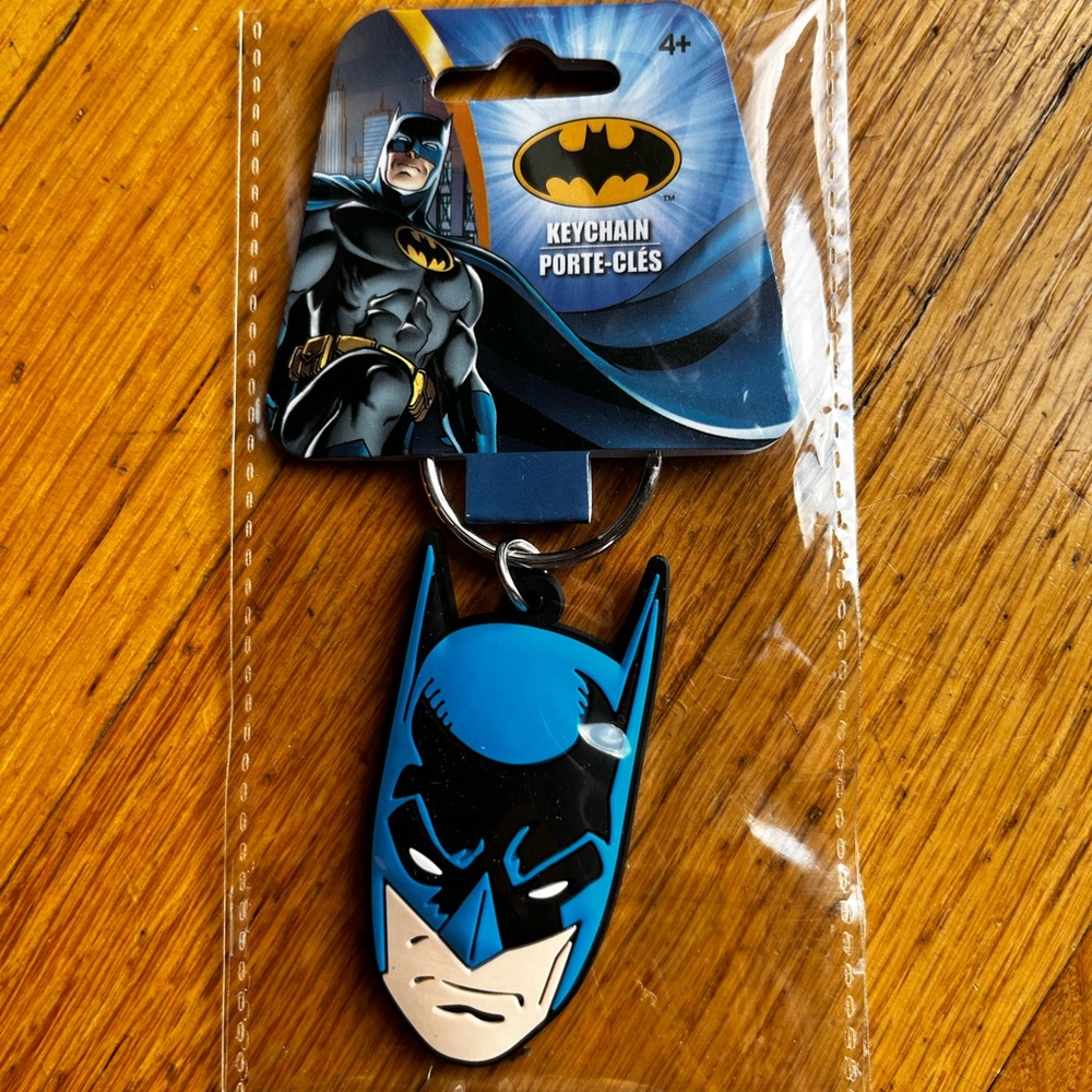 DC Comics Batman Black and Blue Keychain